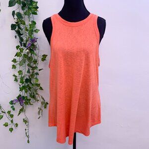 Athleta Coral Racerback Long Oversized Tank Top